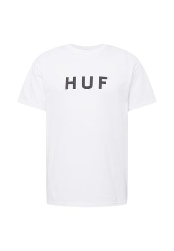HUF Maglietta  bianco / nero