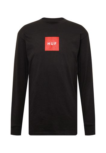 HUF Maglietta  nero / rosso / bianco