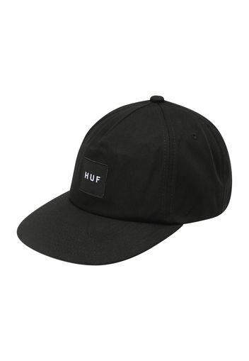 HUF Cappello da baseball  nero / bianco