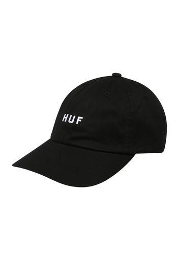 HUF Cappello da baseball  nero / bianco