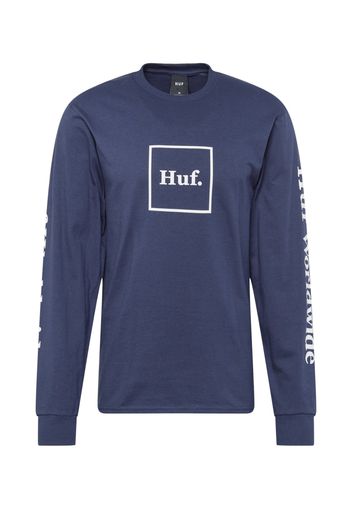 HUF Maglietta  navy / bianco