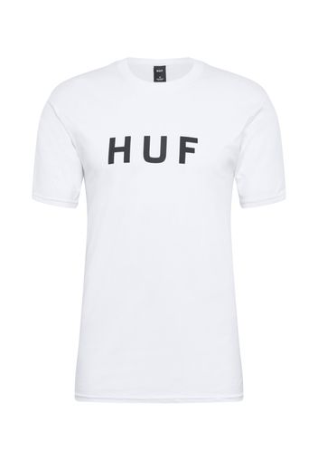 HUF Maglietta  nero / bianco