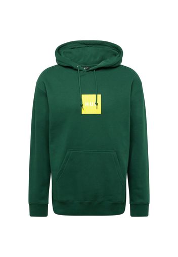 HUF Felpa  giallo chiaro / verde scuro / bianco