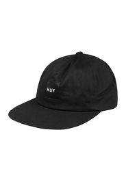 HUF Cappello da baseball  nero / bianco