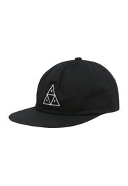 HUF Cappello da baseball  nero / bianco