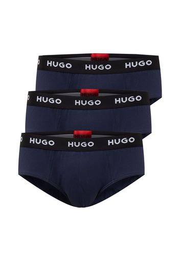 HUGO Boxer  blu notte / nero / grigio chiaro