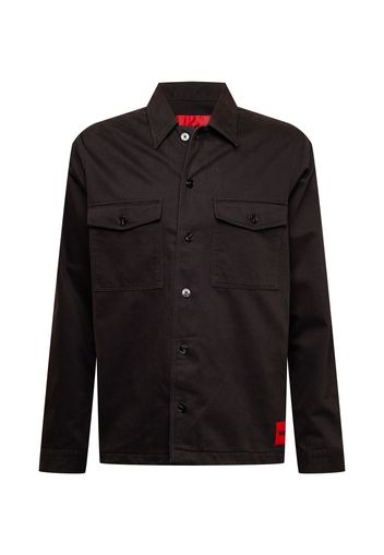 HUGO Camicia 'Enalu'  nero / rosso