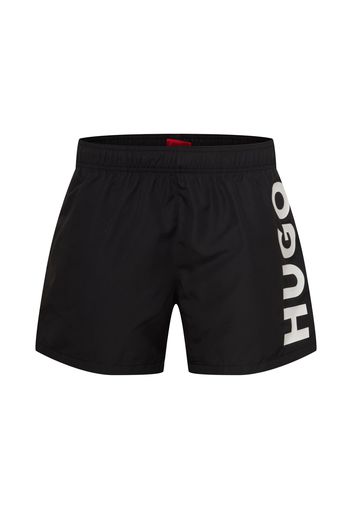 HUGO Pantaloncini da bagno 'Abas'  nero / bianco