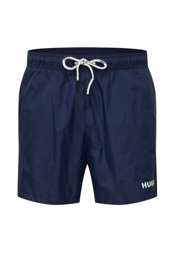 HUGO Pantaloncini da bagno  navy / bianco