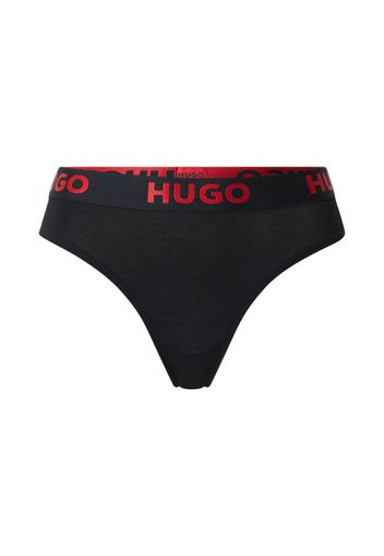 HUGO String  nero / rosso