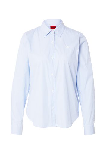 HUGO Camicia da donna  blu chiaro / bianco