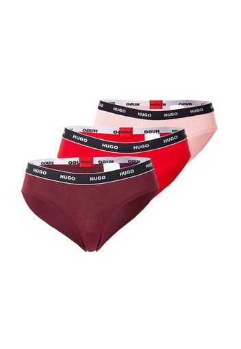 HUGO Slip  rosa / bordeaux / rosso chiaro / bianco