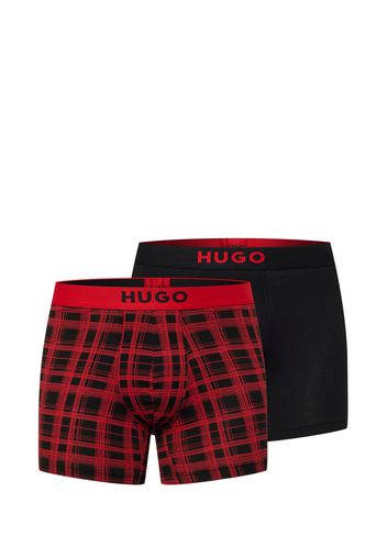 HUGO Boxer  rosso / nero