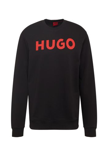 HUGO Felpa 'Dem'  rosso / nero