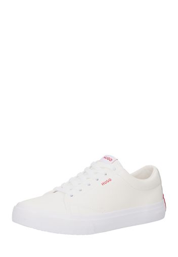 HUGO Sneaker bassa 'Dyer Tenn'  rosso / bianco