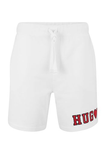 HUGO Pantaloni  rosso / nero / bianco