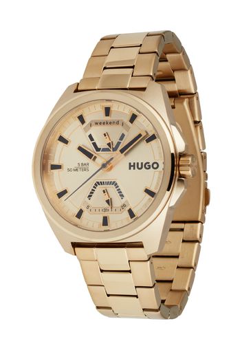 HUGO Orologio analogico  oro / grigio scuro / nero