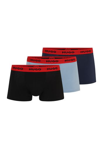 HUGO Boxer  blu chiaro / blu scuro / rosso / nero