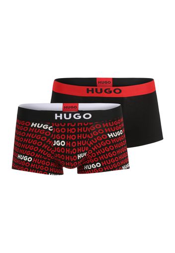 HUGO Boxer  rosso / nero / bianco