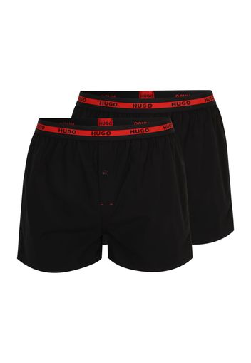 HUGO Boxer  rosso arancione / nero