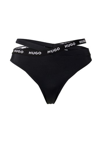 HUGO Pantaloncini per bikini  nero / bianco