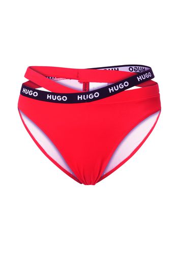 HUGO Pantaloncini per bikini  rosso chiaro / nero / bianco