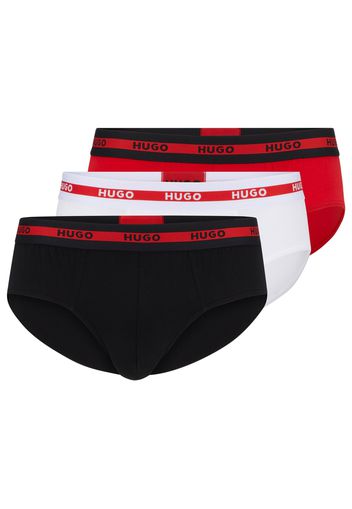 HUGO Slip  rosso fuoco / nero / bianco