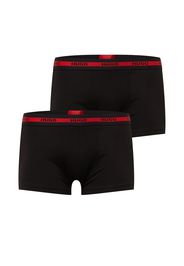 HUGO Boxer  nero / rosso