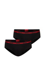 HUGO Slip  nero / rosso sangue