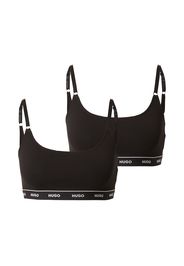 HUGO Reggiseno  nero / bianco