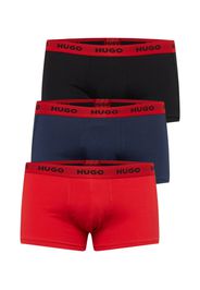 HUGO Boxer  navy / rosso / nero