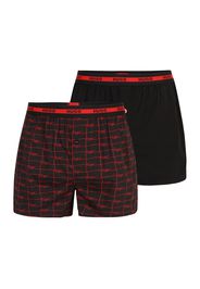 HUGO Boxer  rosso / nero