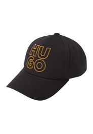 HUGO Cappello da baseball  giallo oro / nero