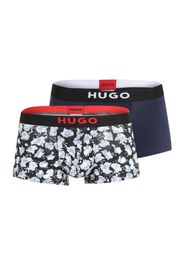 HUGO Boxer  navy / blu pastello / blu chiaro / rosso