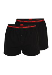 HUGO Boxer  rosso arancione / nero