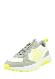 HUGO Sneaker bassa 'Kane'  giallo neon / grigio fumo / bianco