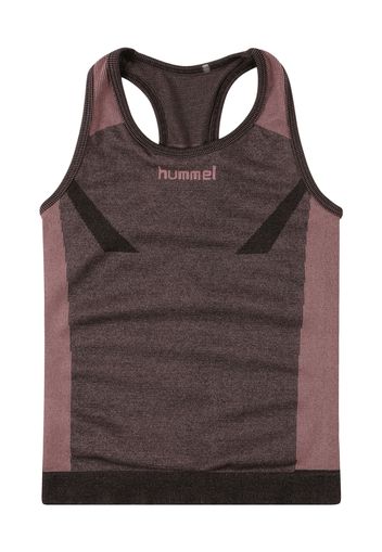 Hummel Top sportivo 'SPIN'  nero / rosé / malva