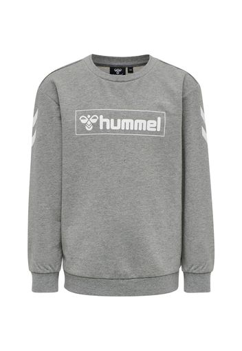 Hummel Felpa 'Box'  grigio sfumato / bianco