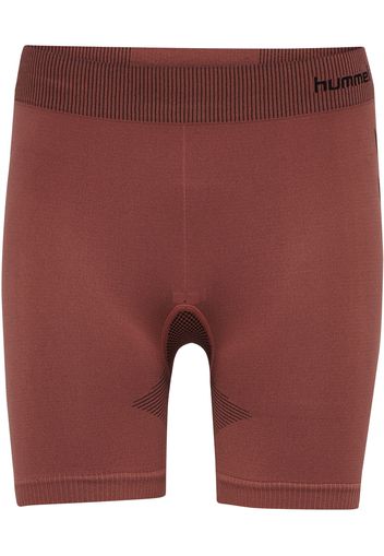 Hummel Pantaloni sportivi  rosso ruggine / nero