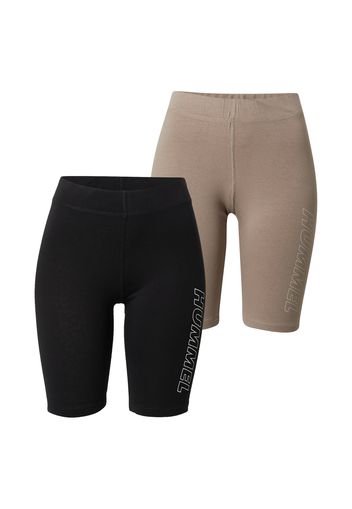 Hummel Pantaloni sportivi 'MAJA'  nero / marrone / bianco