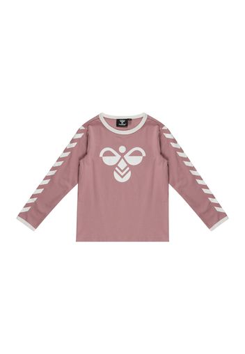 Hummel Maglia funzionale  rosé / bianco