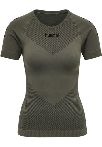 Hummel Maglia funzionale  oliva / nero