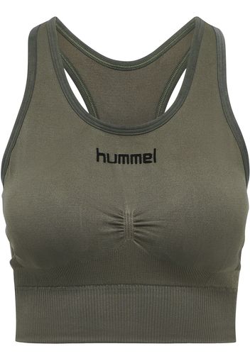 Hummel Reggiseno sportivo  verde scuro / nero