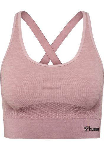 Hummel Reggiseno sportivo  rosa / nero