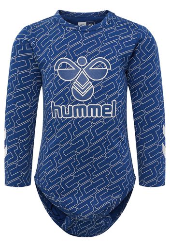 Hummel Tutina / body per bambino  genziana / bianco