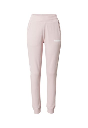 Hummel Pantaloni sportivi 'Legacy'  rosa pastello / bianco