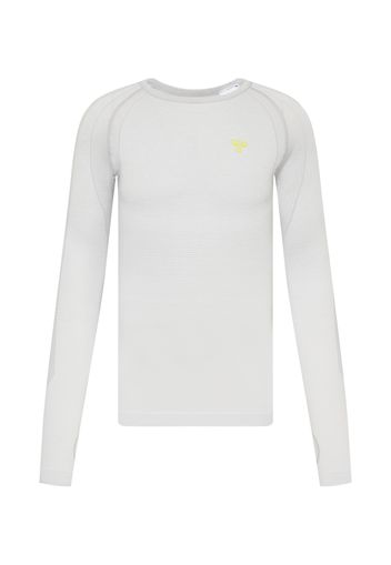 Hummel Maglia funzionale  limone / grigio