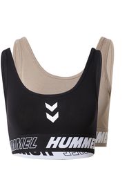 Hummel Reggiseno sportivo  nero / bianco / nudo