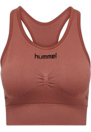 Hummel Reggiseno sportivo  aragosta / nero