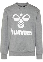 Hummel Felpa  grigio sfumato / bianco